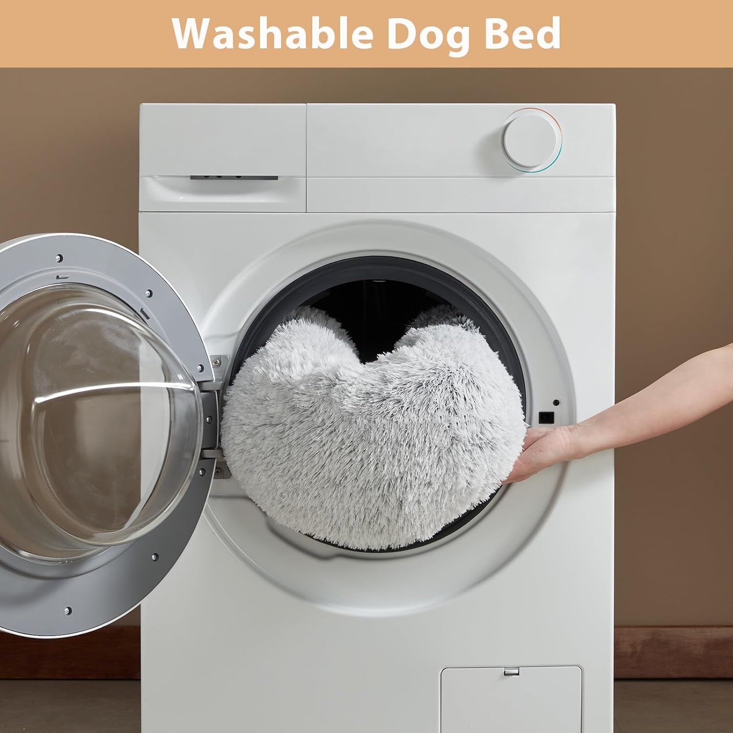 Small round Calming Dog Bed Cat Bed for Comfy Sleep