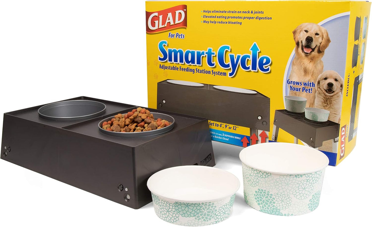 for Pets Smart Cycle Adjustable Feeding Station System